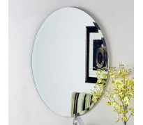 Gương soi phòng tắm K01 hình oval kháng khuẩn 60x45cm