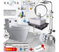 Combo thiết bị nhà tắm cao cấp Kazta KZ-CBT07 11 món
