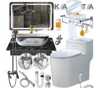 Combo thiết bị nhà tắm cao cấp Kazta KZ-CBT02 11 món
