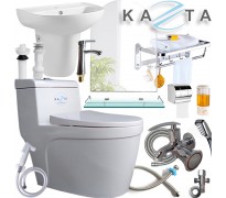 Combo thiết bị nhà tắm cao cấp Kazta KZ-CBT08 13 món