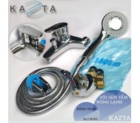 Vòi sen tắm nóng lạnh Kazta KZ-SV07CP2 điều chỉnh 3 chế độ