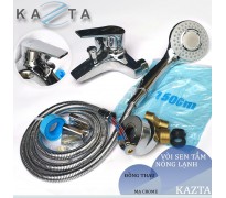 Vòi sen tắm nóng lạnh Kazta KZ-SV04CP2 điều chỉnh 3 chế độ