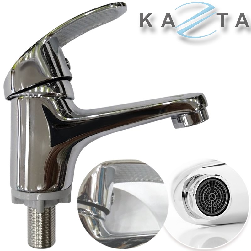 Vòi lavabo lạnh Kazta KZ-LB06 đồng thau cao cấp kháng khuẩn
