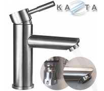 Vòi lavabo nóng lạnh Kazta KZ-LDT02H thân tròn inox
