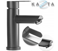 Vòi lavabo nóng lạnh Kazta KZ-LT01HN thân tròn inox phủ nano