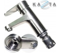 Vòi lavabo nóng lạnh Kazta KZ-LT03H thân tròn inox
