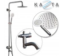 Bộ sen cây tắm lạnh Kazta KZ-SCL02T bát tròn inox