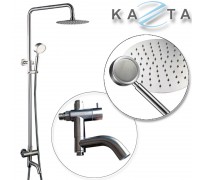 Bộ sen cây tắm lạnh Kazta KZ-SCL02TD tay sen nhôm tăng áp