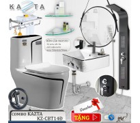 Combo thiết bị nhà tắm cao cấp Kazta KZ-CBT14Đ 9 món
