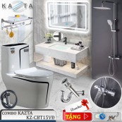 Combo thiết bị nhà tắm cao cấp Kazta KZ-CBT15