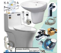 Combo thiết bị nhà tắm cao cấp Kazta KZ-CBT17 8 món