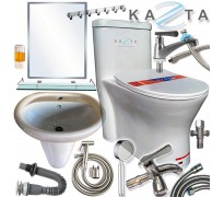 Combo thiết bị nhà tắm cao cấp Kazta KZ-CBT10 12 món