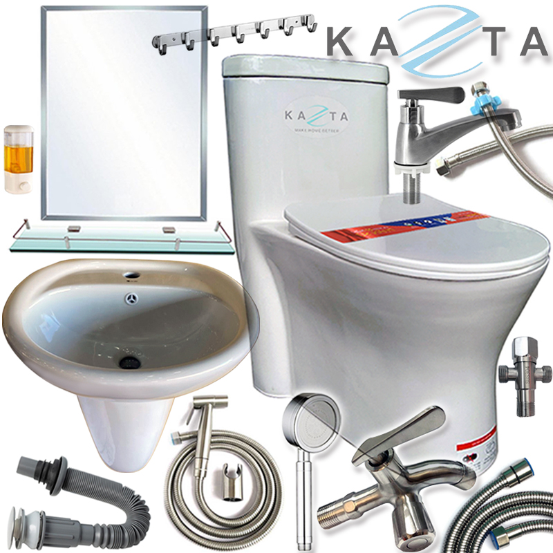 Combo thiết bị nhà tắm cao cấp Kazta KZ-CBT10 12 món