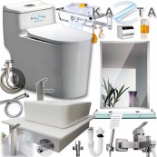 Combo thiết bị nhà tắm cao cấp Kazta KZ-CBT12