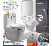 Combo thiết bị nhà tắm cao cấp Kazta KZ-CBT05 8 món