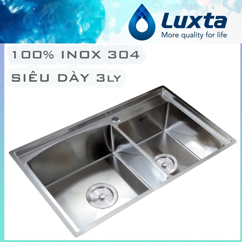 Chậu rửa bát Luxta LC8248-3.0 inox sus304
