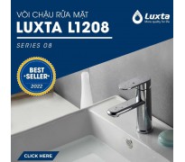 Vòi lavabo nóng lạnh Luxta L1208 thân tròn