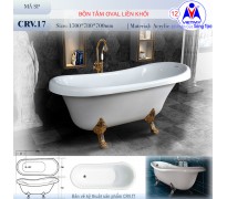 Bồn tắm nằm Việt Mỹ CRV.17 acrylic nguyên khối