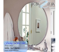 Gương soi phòng tắm Kazta KZ-K01 hình oval kháng khuẩn