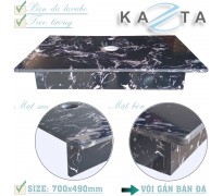 Bàn đá lavabo cao cấp Kazta KZ-BDD7049 dùng vòi gắn bàn đá