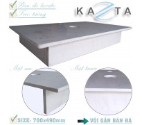 Bàn đá lavabo cao cấp Kazta KZ-BDT7049 dùng vòi gắn bàn đá
