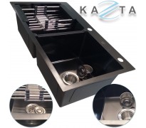Chậu rửa bát cao cấp Kazta KZ-C49 inox phủ nano 82x45cm