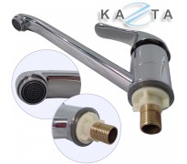 Vòi rửa bát lạnh Kazta KZ-E21 cần dài đồng thau