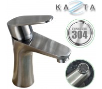Vòi lavabo nóng lạnh Kazta KZ-E01 thân tròn inox 304