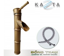 Vòi lavabo nóng lạnh Kazta KZ-GC02 đồng thau thân trúc