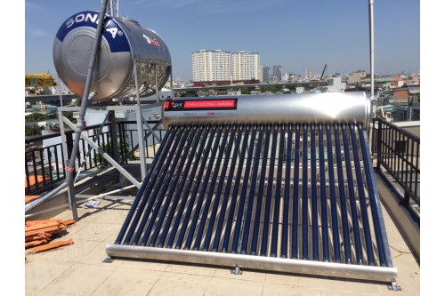 Nguyên lí hoạt động máy nước nóng năng lượng mặt trời Sơn Hà