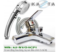 Vòi sen tắm nóng lạnh Kazta KZ-SV04CP1 điều chỉnh 3 chế độ