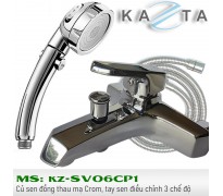 Vòi sen tắm nóng lạnh Kazta KZ-SV06CP1 điều chỉnh 3 chế độ