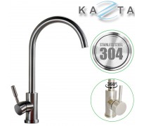 Vòi rửa bát nóng lạnh Kazta KZ-7102 cổ tròn inox 304