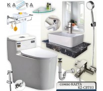 Combo thiết bị nhà tắm cao cấp Kazta KZ-CBT03 10 món