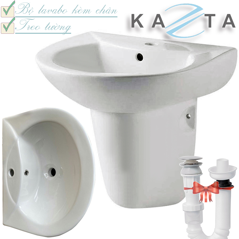 lavabo-treo-tuong-kem-chan-treo-kazta-kz-cl05b-vattugiagoc.com